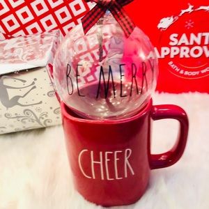 Rae Dunn CHEER Christmas Mug (Red)